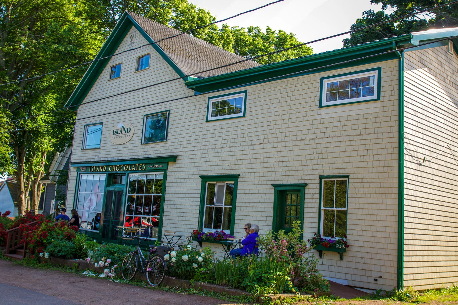 A rural shop beside a road